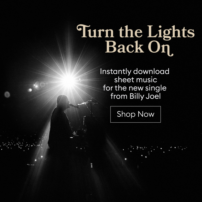 Turn the Lights Back On: Instantly download sheet music for the new single from Billy Joel