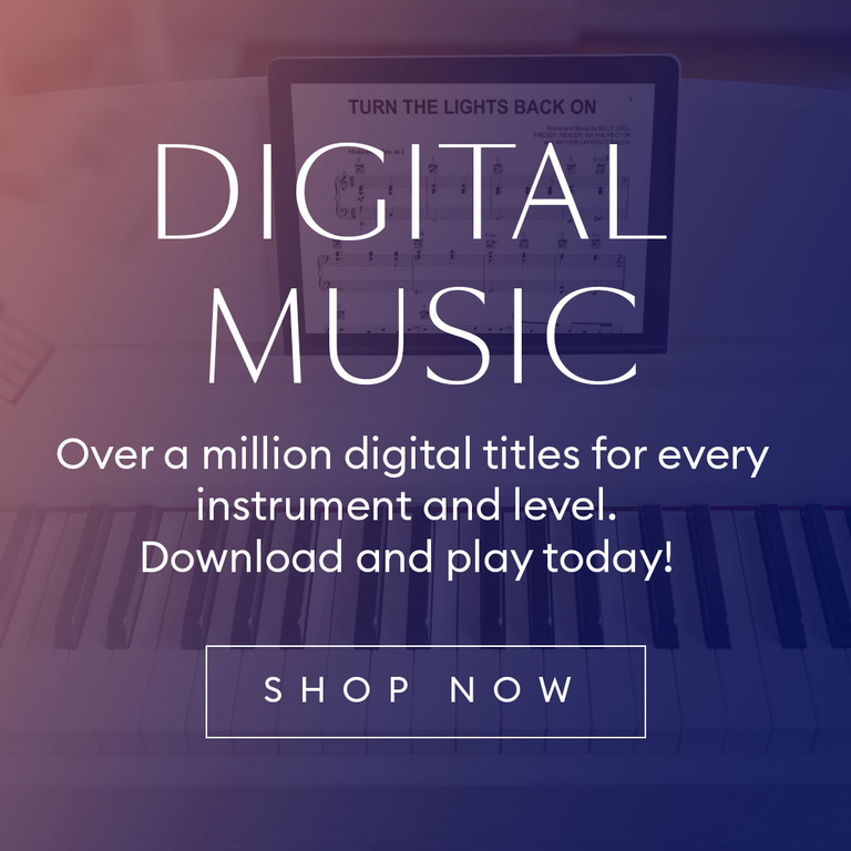 Digital Music: Over a million digital titles for every instrument and level. Download and play today!