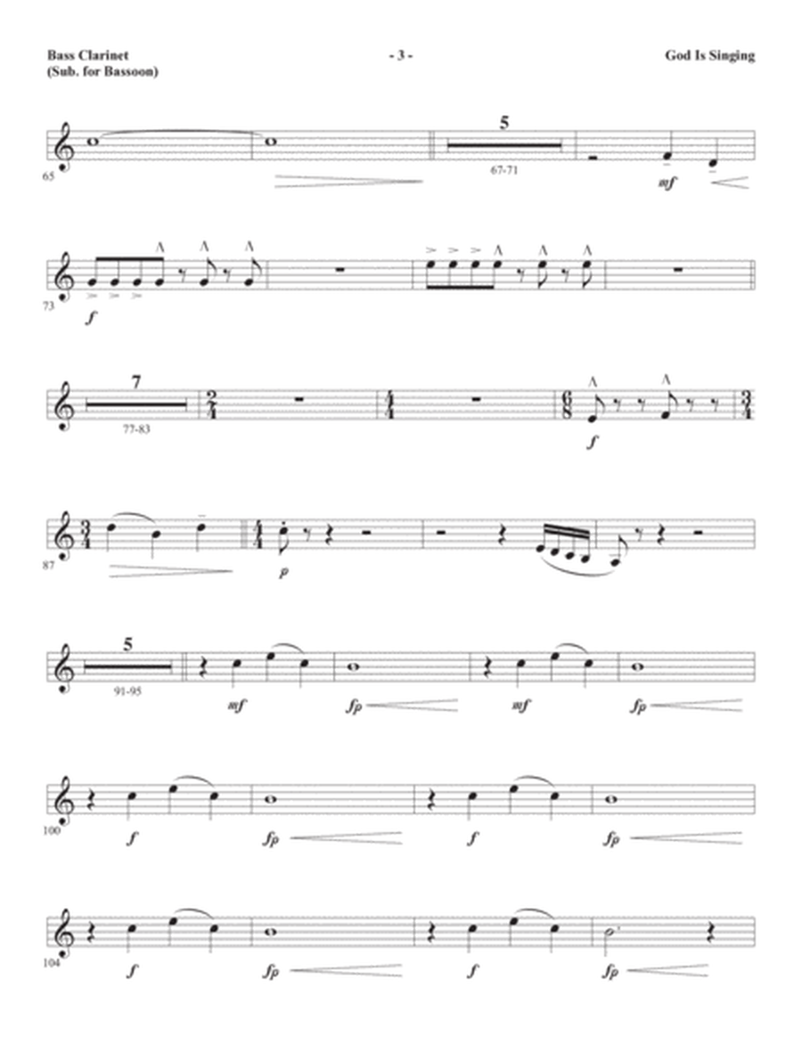 God Is Singing - Bass Clarinet (sub. Bassoon)