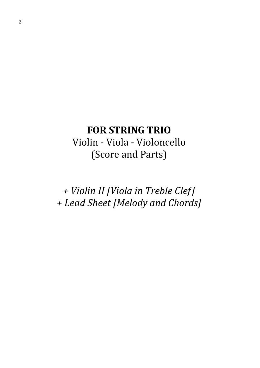 Memories String Trio scores gallery preview page 2