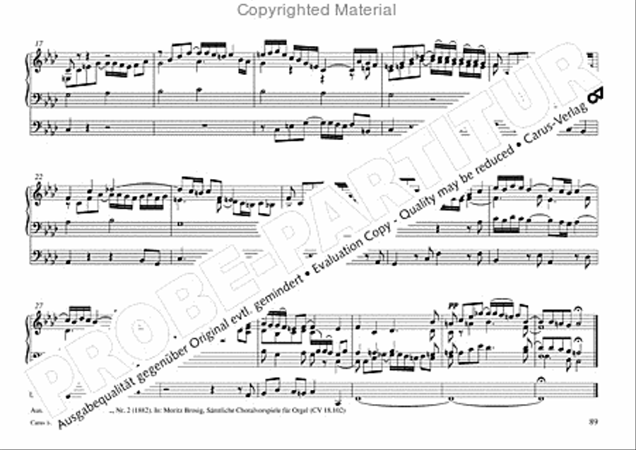 Freiburger Orgelbuch: Stammteil Organ Solo scores gallery preview page 90