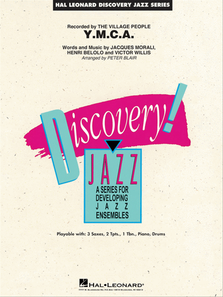 Y.M.C.A. Jazz Ensemble scores gallery preview page 1