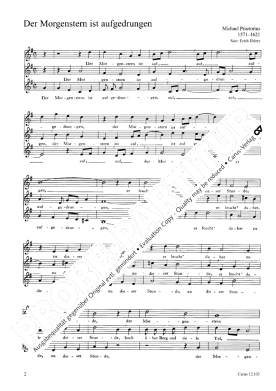 Acht Chorsatze fur Kinderchor von Becker-Foss, Ehlers, Kretzschmar und Tzschoppe Children's Choir scores gallery preview page 3