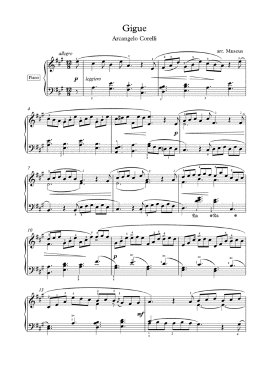 Masterpieces for solo piano 1 by J.Massenet and A. Corelli Piano Solo scores gallery preview page 2