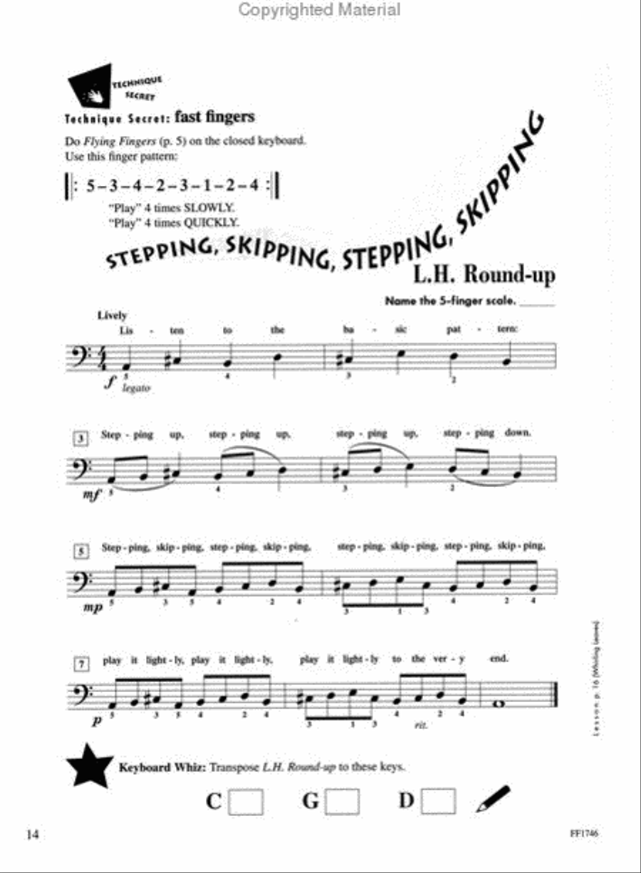 Accelerated Piano Adventures for the Older Beginner Piano Method scores gallery preview page 4