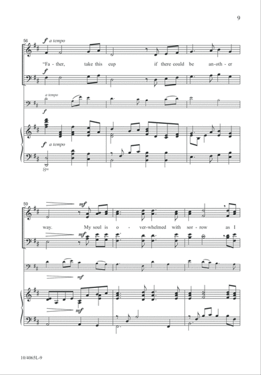 Cup of Sorrow 4-Part scores gallery preview page 10