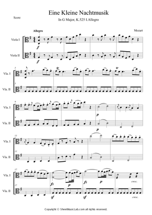Book cover for Serenade No.13 "Eine Kleine Nachtmusik" in G major, K.525 1.Allegro
