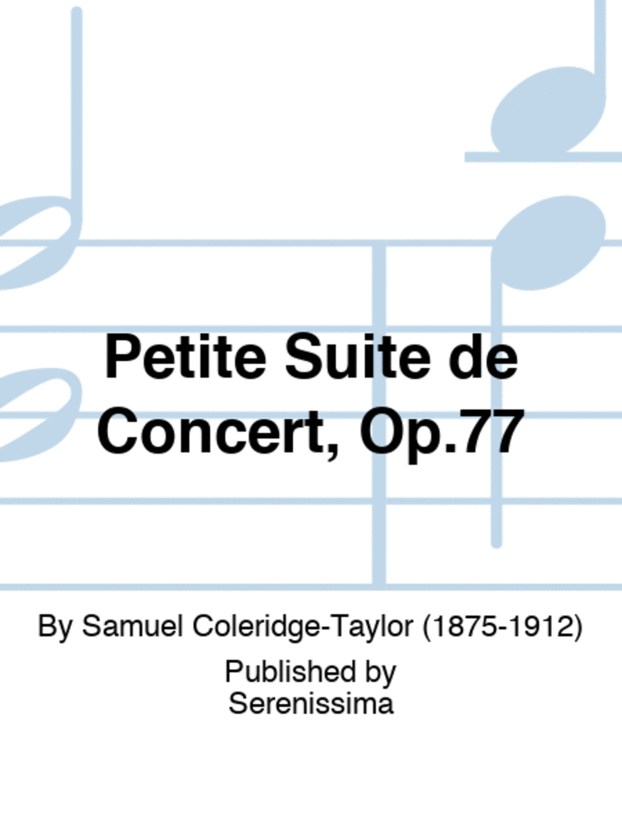 Petite Suite de Concert, Op.77 Score scores gallery preview page 1
