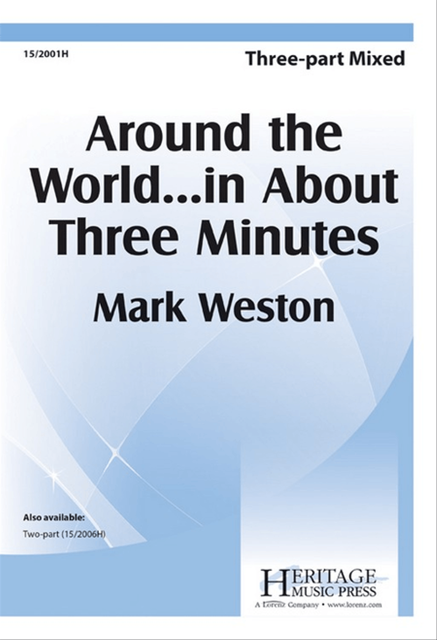 Around the World...in About Three Minutes Mixed Choir scores gallery preview page 1