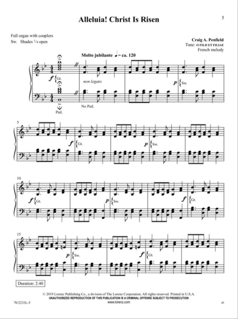Easy Organ Library, Vol 67 Organ Solo scores gallery preview page 4