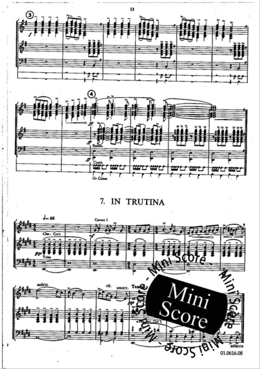 Carmina Burana Carmina Burana Concert Band scores gallery preview page 17