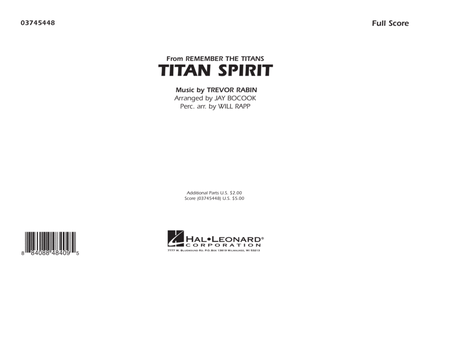 Titan Spirit (Theme from Remember The Titans) - Full Score