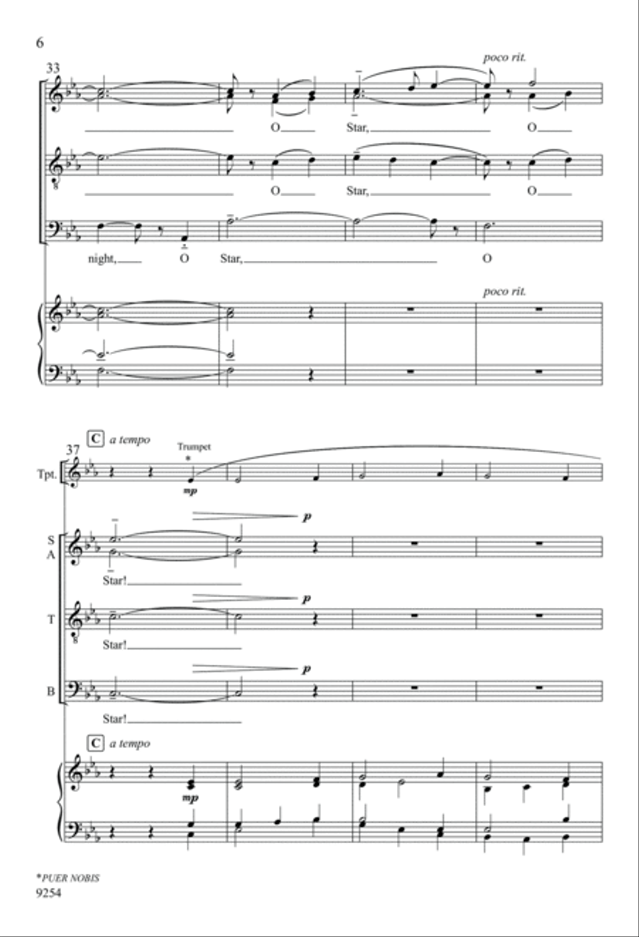 Star of the East 4-Part scores gallery preview page 6