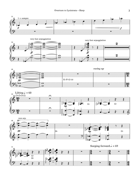 Overture to Lysistrata (arr. Peter Stanley Martin) - Harp