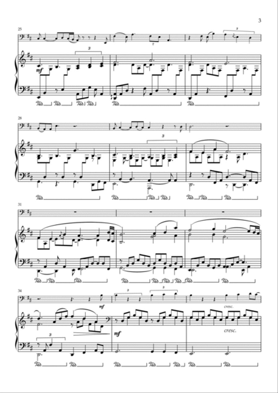 Hooked On The Memory Of You Piano scores gallery preview page 3