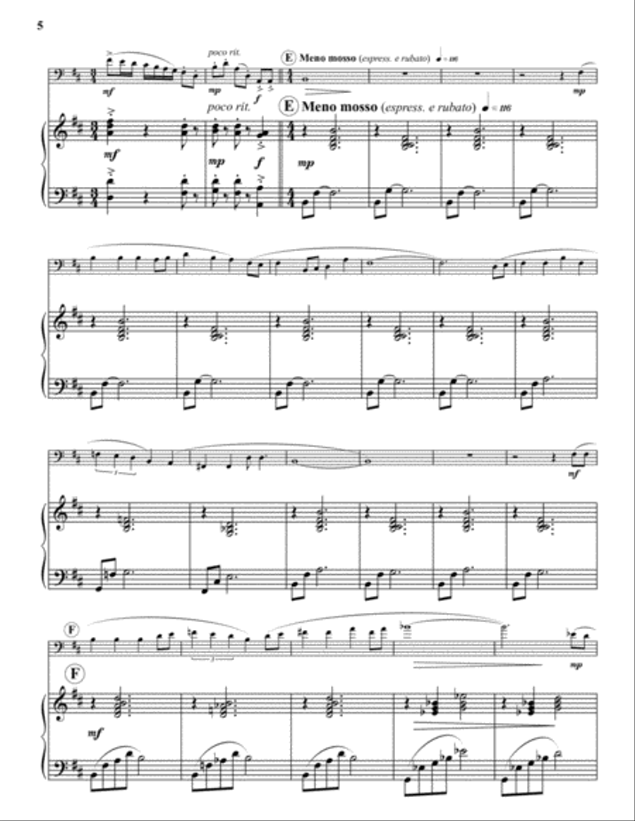 Sonata for Euphonium Euphonium scores gallery preview page 6