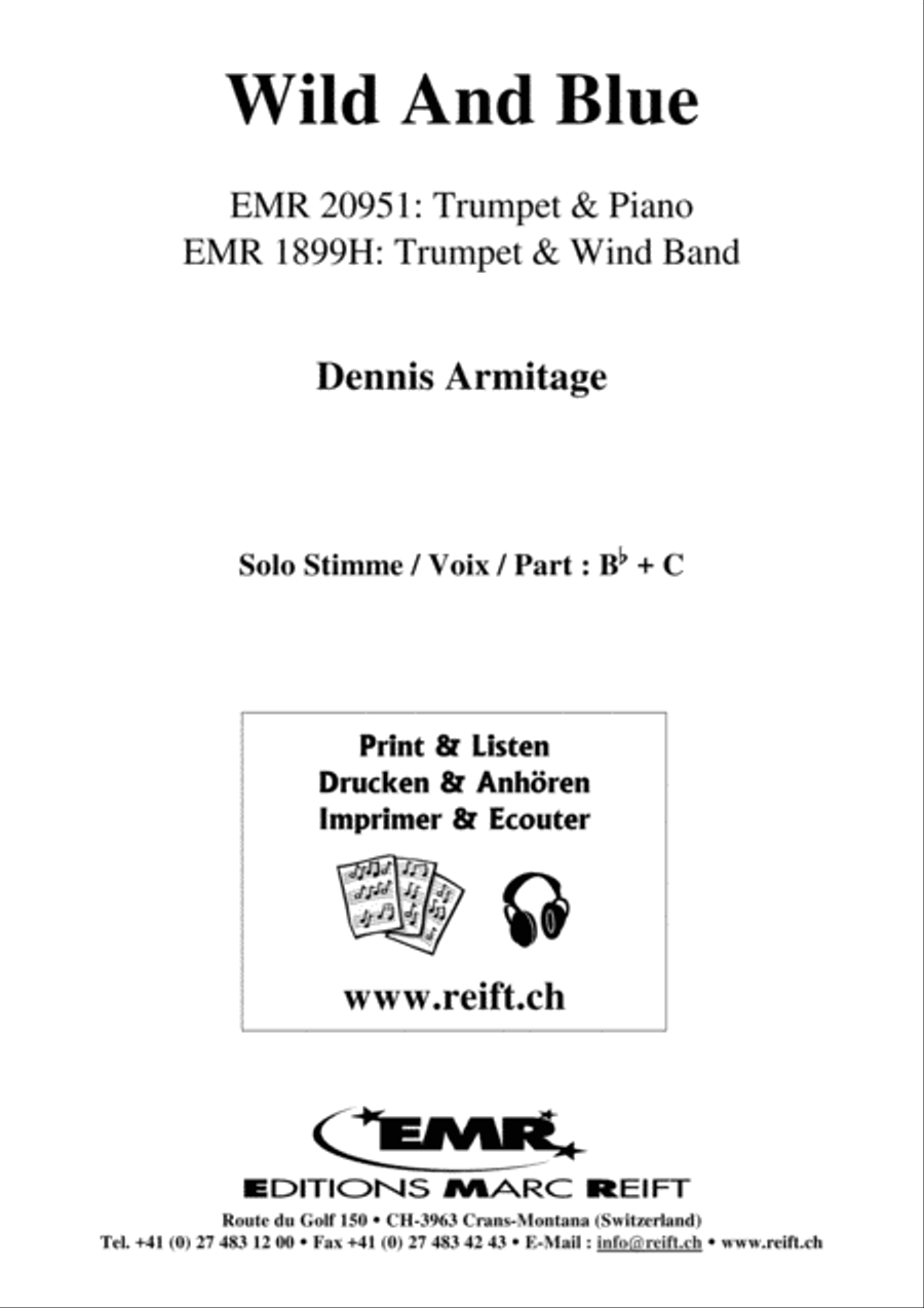 Wild And Blue Trumpet Solo scores gallery preview page 2