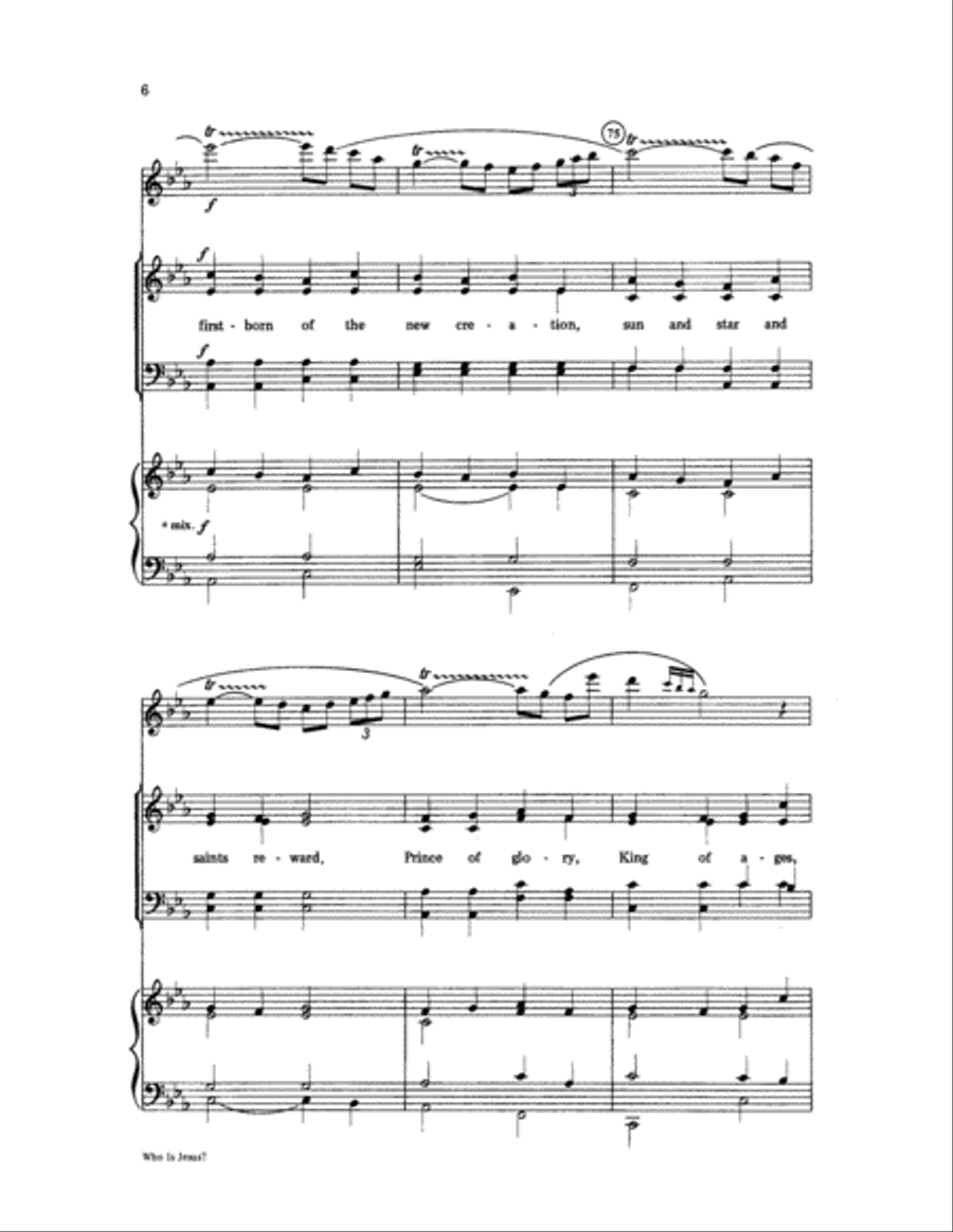 Who Is Jesus? Who Is Jesus? 4-Part scores gallery preview page 6