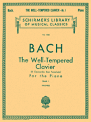 Book cover for Well Tempered Clavier – Book 1