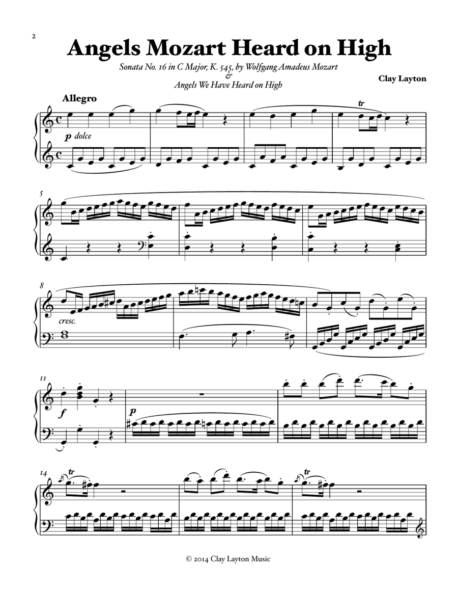 Christmashed Classics Piano Solo scores gallery preview page 4