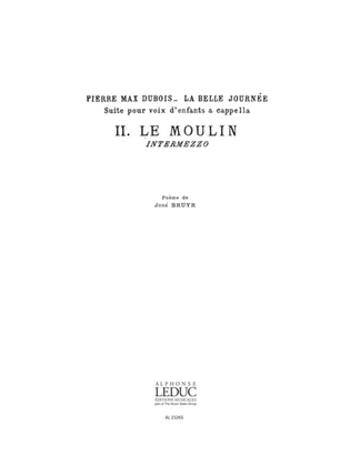Dubois Pierre M Belle Journee No.2 Le Moulin Voix D'enfants A Cappella