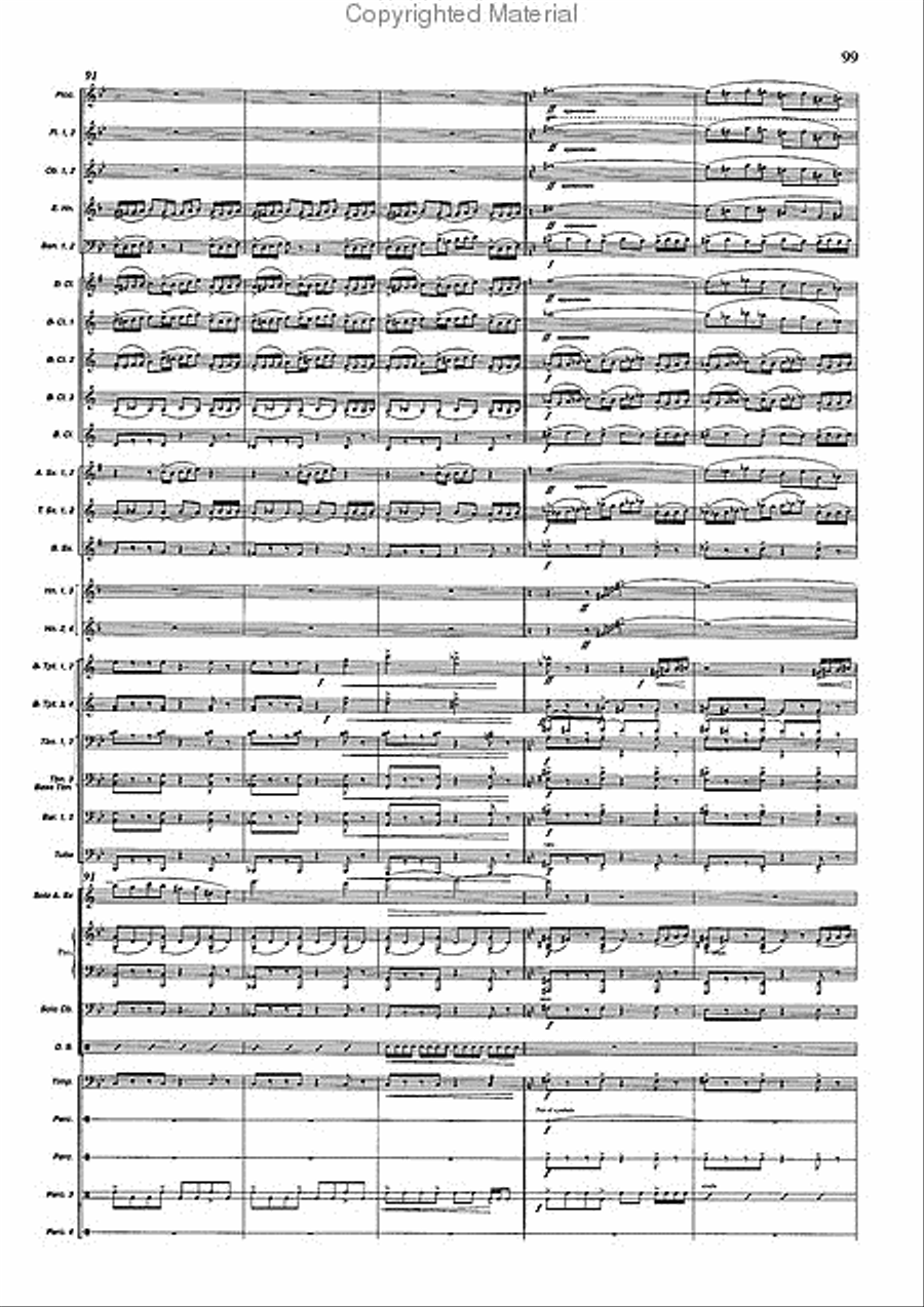Concertango Concert Band scores gallery preview page 100