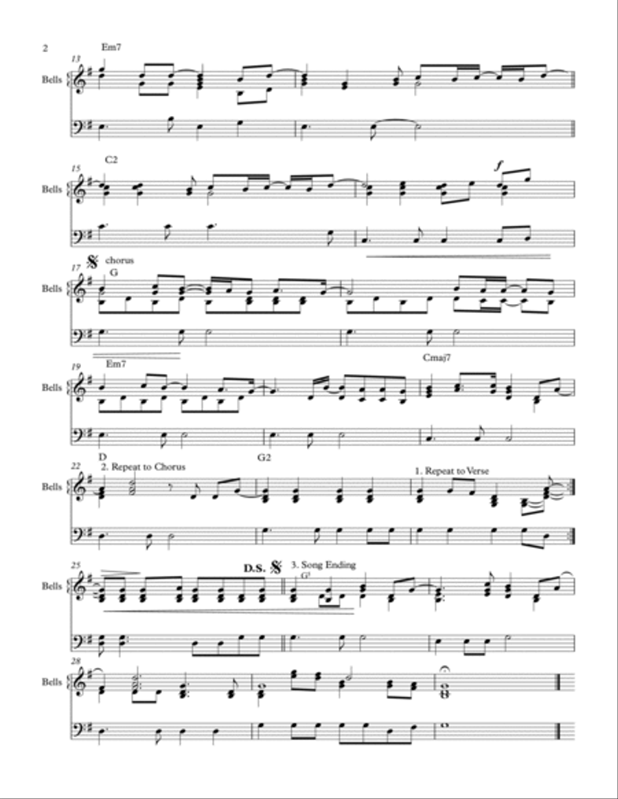 How Great Is Our God How Great Is Our God Handbell Choir scores gallery preview page 2