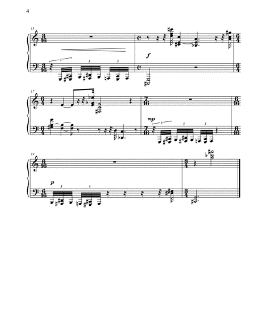 Preludes for Piano--Third Set Piano Solo scores gallery preview page 4