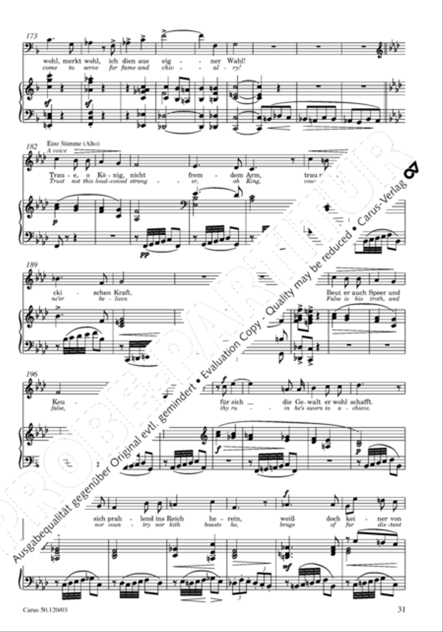 Christoforus + Das Tochterlein des Jairus (Gesamtausgabe, Bd. 9) 4-Part scores gallery preview page 32