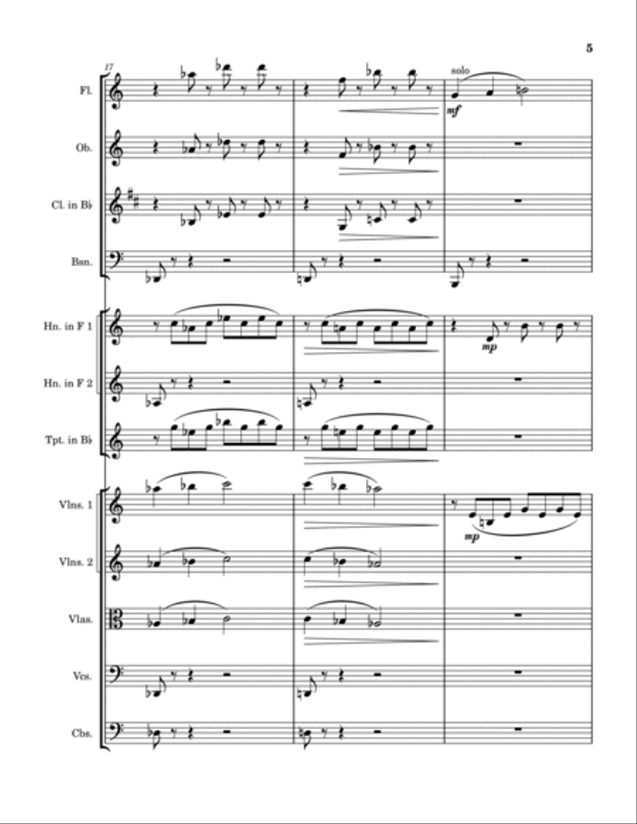 Sinfonia #47 Sinfonia #47 Chamber Orchestra scores gallery preview page 5