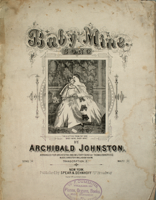 Book cover for Baby Mine. Song