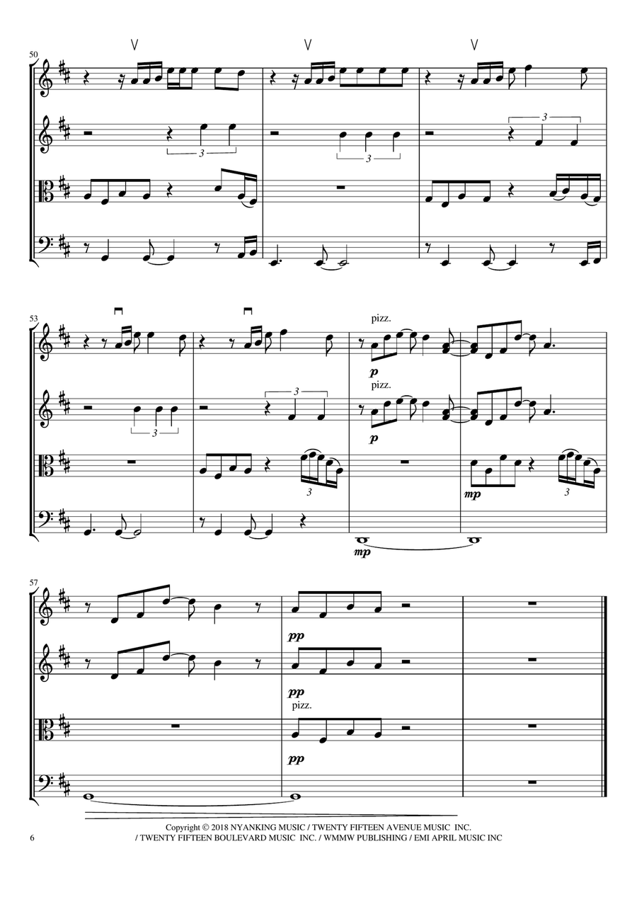 Sunflower String Quartet scores gallery preview page 6