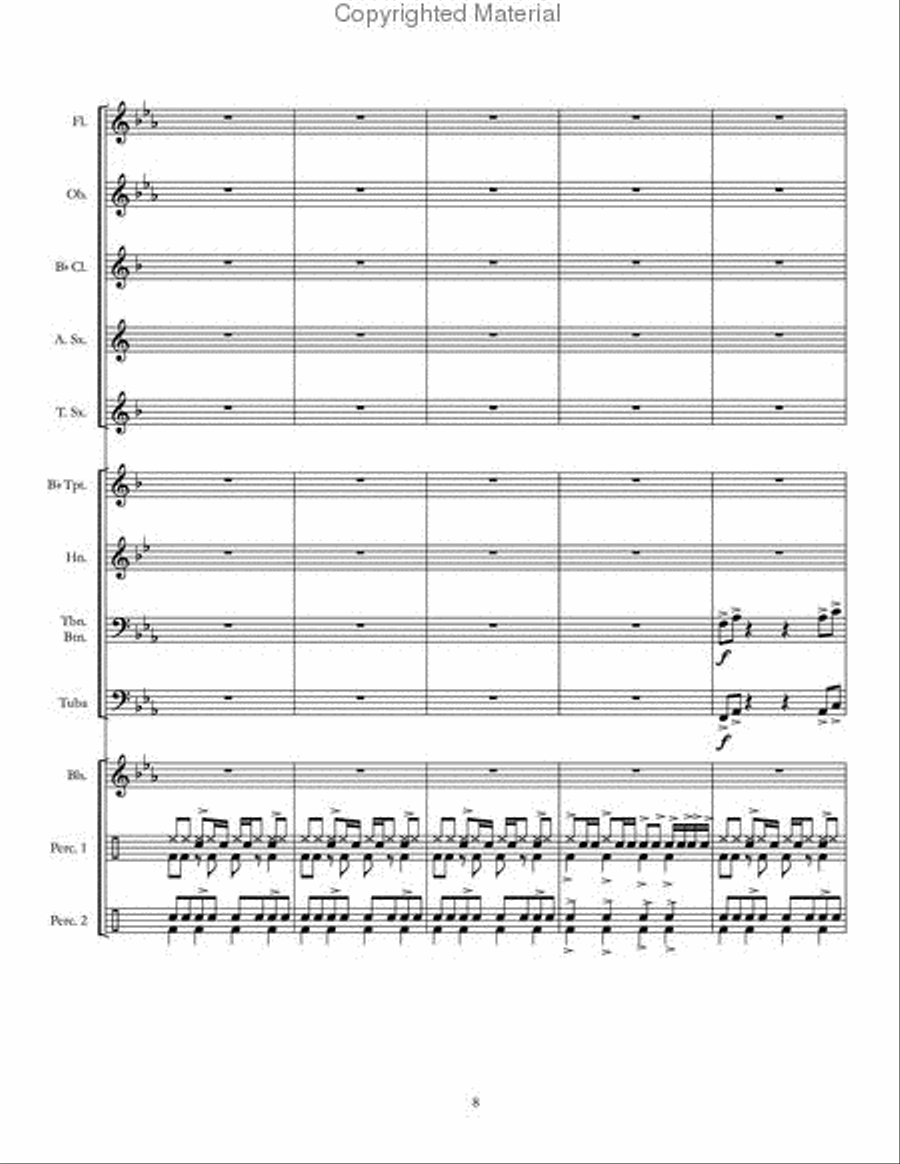 Short Pierre Short Pierre Concert Band scores gallery preview page 9