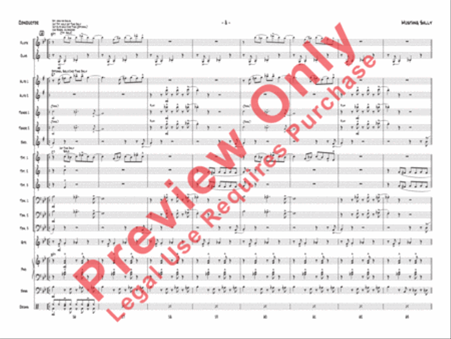 Mustang Sally Jazz Ensemble scores gallery preview page 11