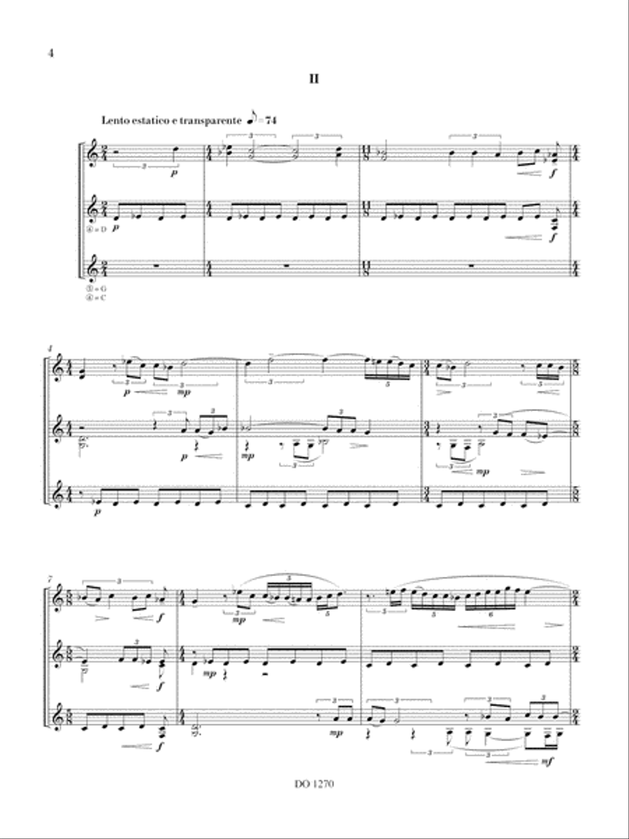 Kyrie Guitar Ensemble scores gallery preview page 4