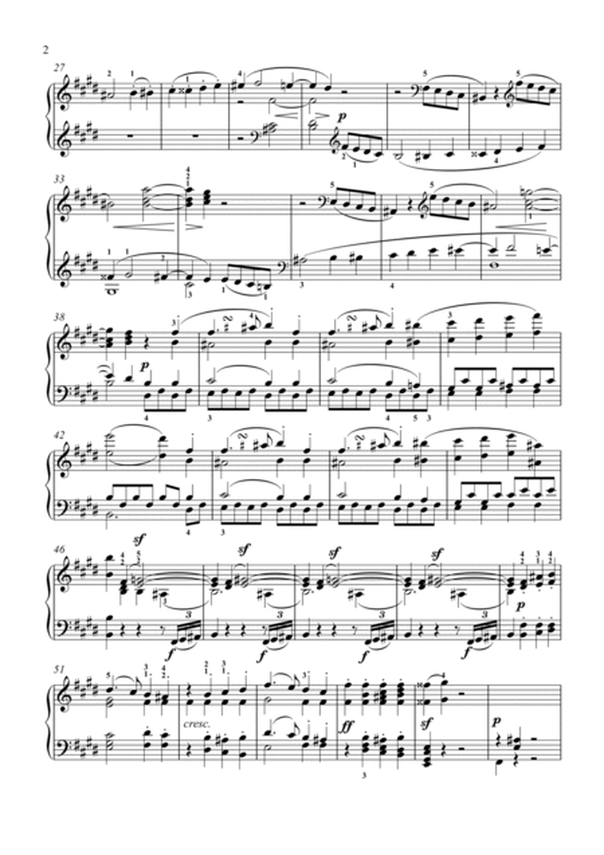Beethoven-Piano Sonata No.9 in E major, Op.14 No.1 image number null