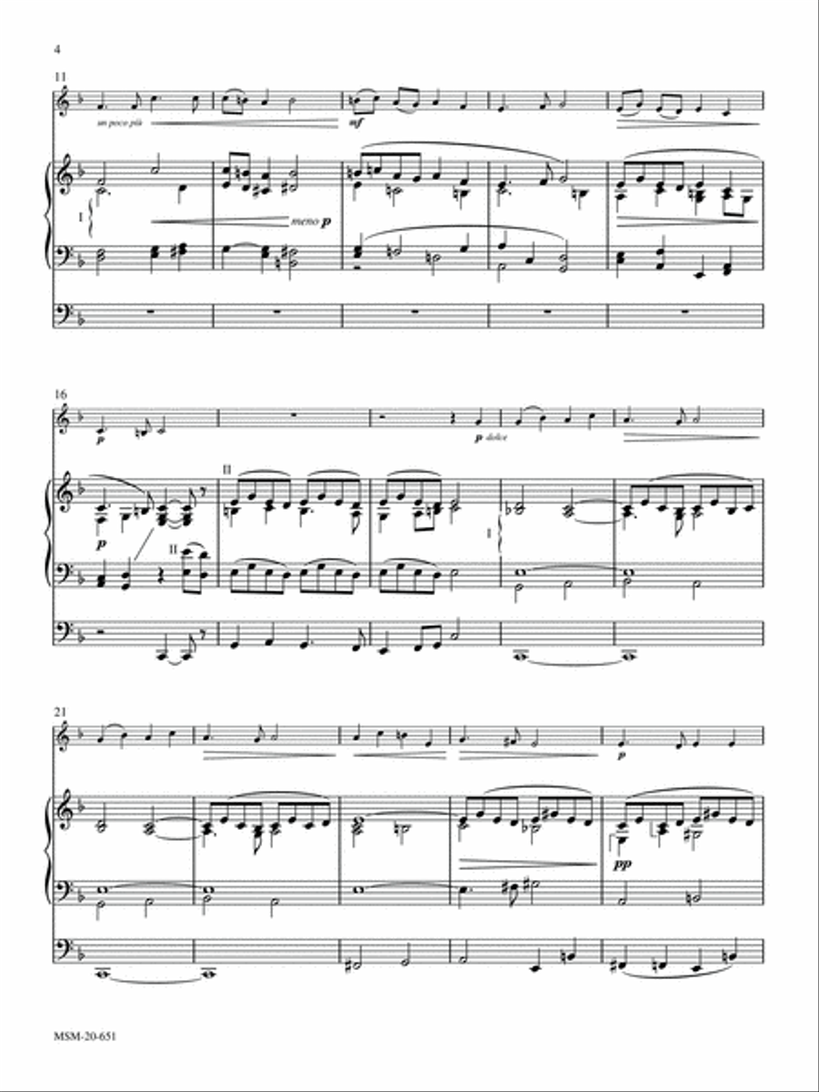 Pie Jesu Horn scores gallery preview page 4
