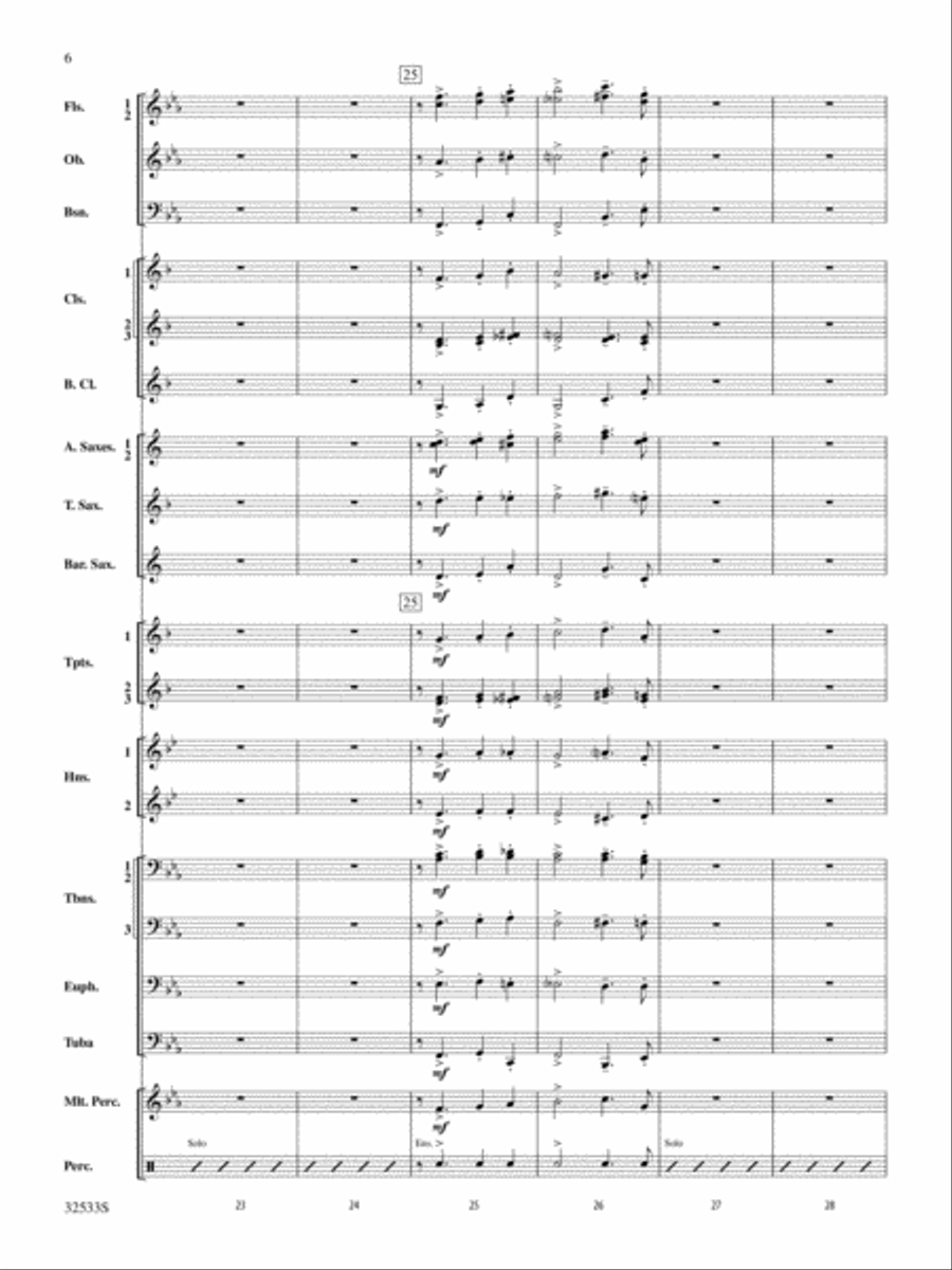 Cute: Score Concert Band scores gallery preview page 6