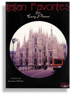 Book cover for Italian Favorites for Easy Piano with Lyrics