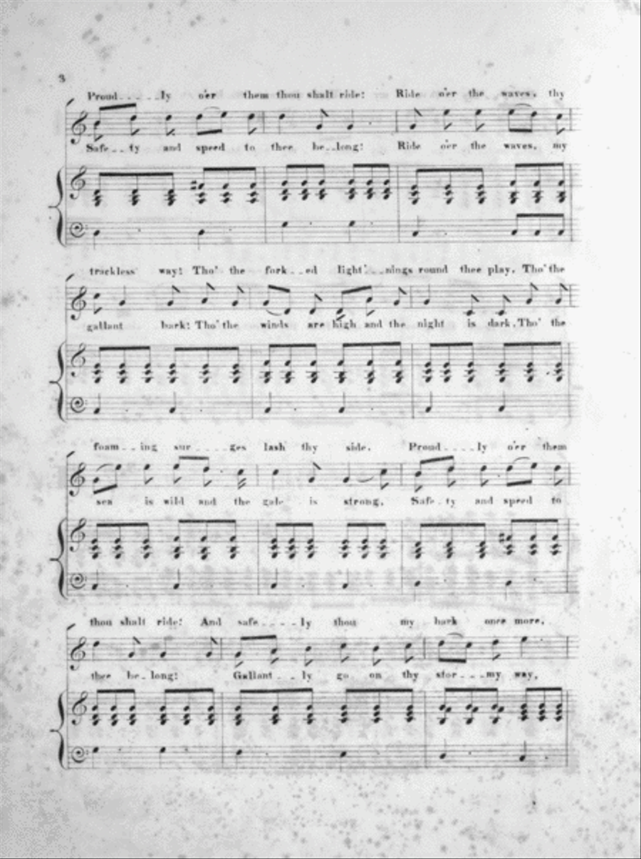 Ride O'er the Waves Voice scores gallery preview page 3
