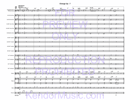 Change Up (based on the chord changes to 'I Got Rhythm' by George Gershwin) (Full Score)