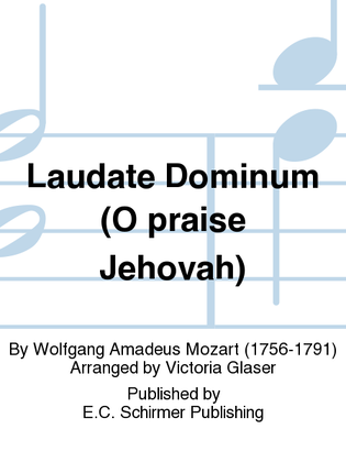Book cover for Vesperae solennes de Confessore: Laudate Dominum (O praise Jehovah), K. 339