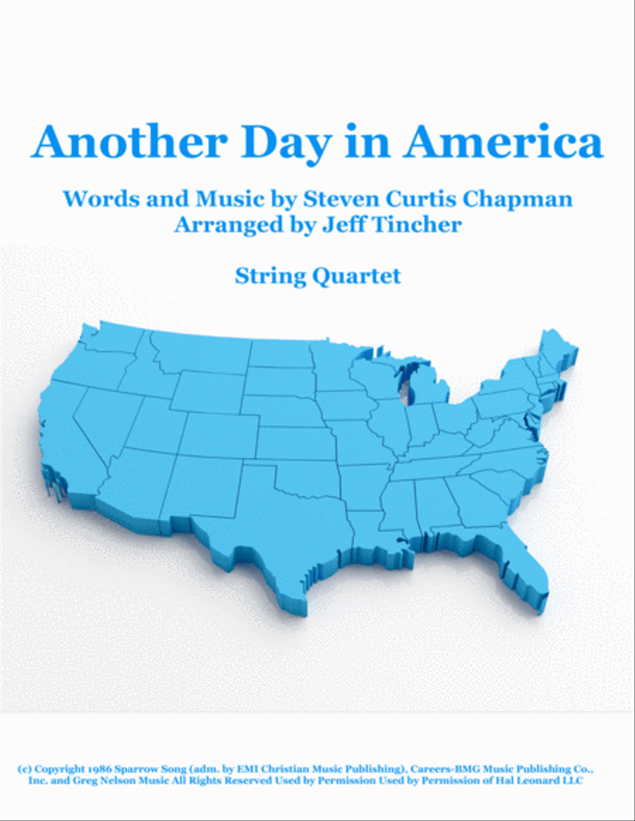 Another Day In America String Quartet scores gallery preview page 1