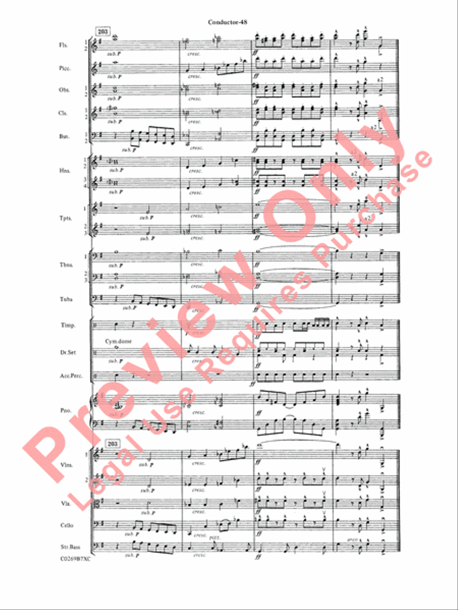 Leroy Anderson Favorites Leroy Anderson Favorites Full Orchestra scores gallery preview page 51