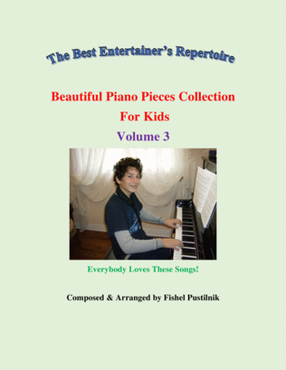 Book cover for "Beautiful Piano Pieces Collection For Kids"-Volume 3