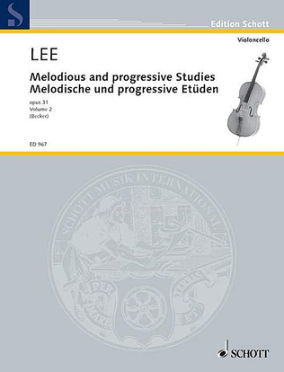 Book cover for Melodious and Progressive Studies Op. 31