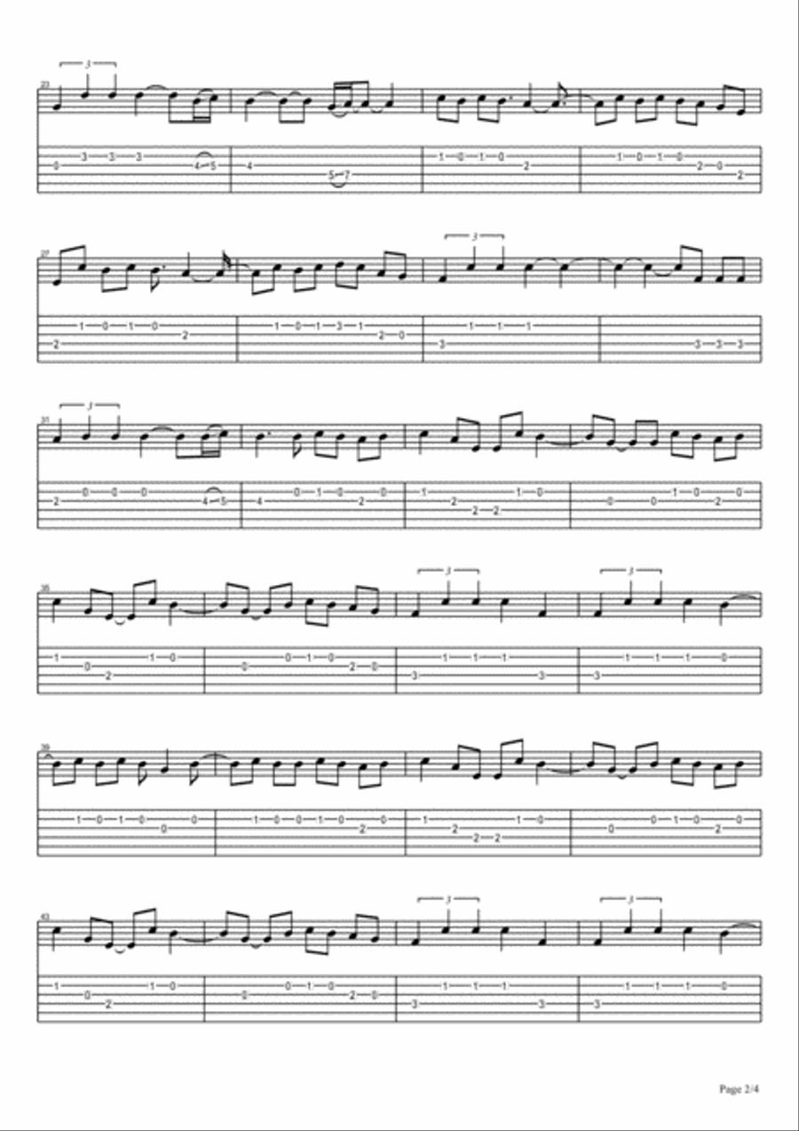 Senorita Senorita Electric Guitar scores gallery preview page 2