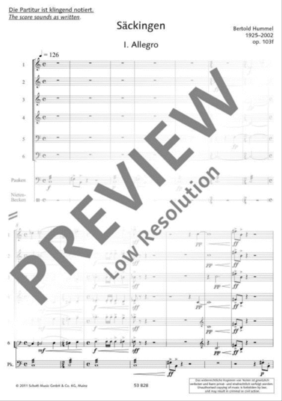 Säckingen Trumpet scores gallery preview page 10