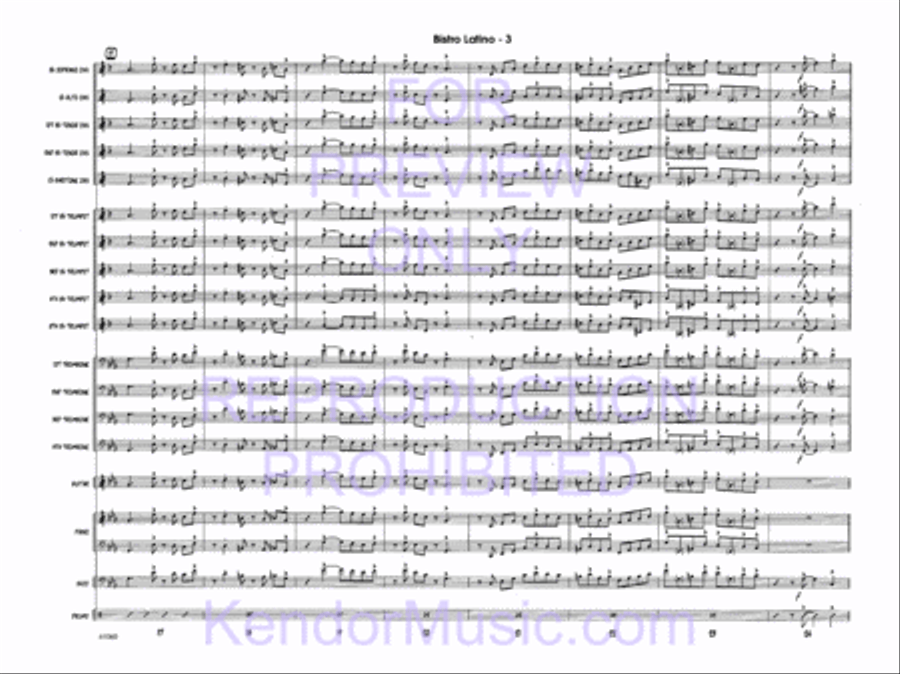 Bistro Latino Jazz Ensemble scores gallery preview page 5