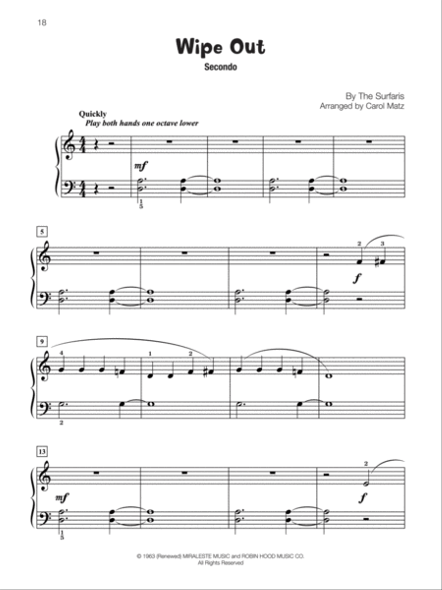 Famous & Fun Pop Duets, Book 2 Small Ensemble scores gallery preview page 4